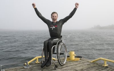 Simning över Ålands hav
