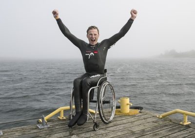 Simning över Ålands hav